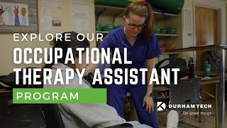 Occupational Therapy Assistant | Explore Health and Wellness Programs at Durham Tech