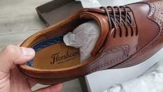 [ep30] Florsheim Rucci Wingtip Oxford Shoes Cognac