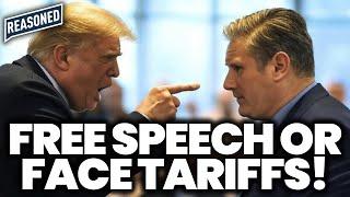  Trump INSISTS Free Speech in Britain or NO TRADE DEAL