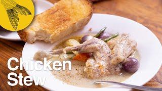 Chicken white stew recipe—Kolkata cabin-style Bengali chicken stew—Kolkata street food