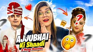 Ajju bhai ki Shaadi? and meme reaction || @TotalGaming093 Reaction on Ajjubhai Marriage