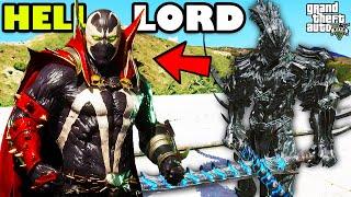HELL LORD Attack His Biggest Enemy DEVIL LORD In GTA 5 | SHINCHAN and CHOP