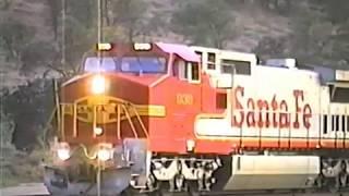 RETRO TRAINS: Railfanning Tehachapi Loop May 1994