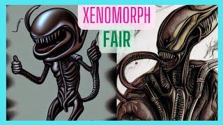 Xenomorph Fair: AI art by CF Spark (Creative Fabrica)