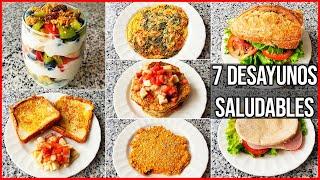 7 DESAYUNOS SALUDABLES PARA TODA LA SEMANA