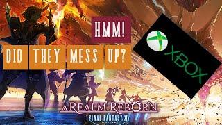 Did FFXIV mess up with XBOX Beta?