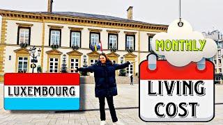 Monthly Expenses in Luxembourg | Minimum  Salary | Cost of Living | Life in Lux | Hindi vlog