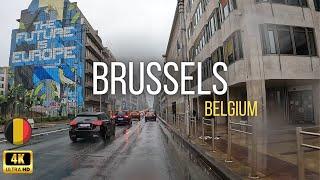 Brussels - Belgium - Drive in 4K
