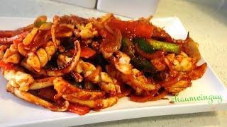Spicy Stir-fry Squid