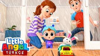 Yağmur Yağmur Dur Artık!! ️ | Eğlenceli Ve Öğretici Çocuk Şarkıları | Little Angel Türkçe