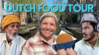 Villagers React to Dutch Food Tour | Honest Opinions ! Tribal People Try