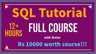 Oracle SQL for Beginners | SQL Complete Tutorial for Beginners | SQL Full Course | SQL Tutorial