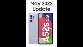 Samsung Galaxy A52s May 2022 security update - Europe #withGalaxy #Samsung #Shorts