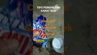 Tips menghilangkan karat besi