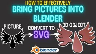 Create Objects from Pictures and SVG files as effectively as possible