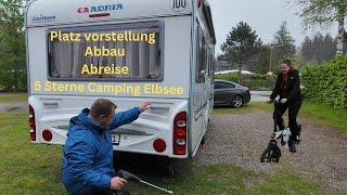 5 Sterne Camping am Elbsee Allgäu kleine Platzvorstellung/Abbau/Abreise #wohnwagen #camping #allgäu