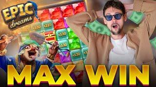 FIRST MAX WIN ON EPIC DREAMS - INSANE WIN - WITH CASINODADDY 