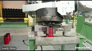 25 - PolyMAN: Robot for application and pre-screwing of couplings on threaded seamless pipes.