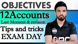 Exam day revision | 12 accounts marathon live by da2 academy #accounts #bookkeeping #mcq #objective