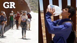 Migrantes cruzan la frontera de EEUU pese a restricciones