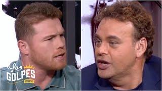 CANELO ÁLVAREZ le dijo DE TODO en su cara a DAVID FAITELSON. Parte 1 de la entrevista | A Los Golpes