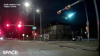 Fireball lights up skies over Calgary and Montana