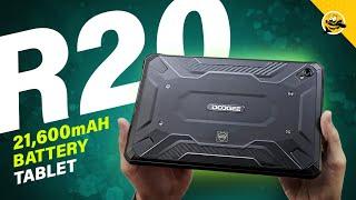 DOOGEE R20 Rugged Tablet with a 21,600mAH Battery!?