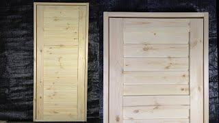  Дверь из вагонки своими руками | Wood door | Holztür