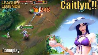 Wild Rift Caitlyn & Pyke vs Jhin & Lux Dragon lane (MVP) ADC !!