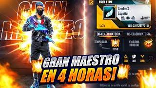 ASÍ SUBÍ A GRAN MAESTRO EN 4 HORAS *TOP GLOBAL 1*  | ASSIAS FF