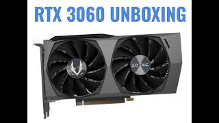 Nvidia RTX 3060 12gb Zotac Gaming Twin Edge unboxing and review