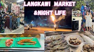 Langkawi night market &nightlife |full market tour |langkawi Malaysia #indianfood #explore parul sen