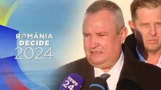 Nicolae Ciucă a votat pentru „prosperitate, securitate, democrație” la alegerile prezidențiale 2024