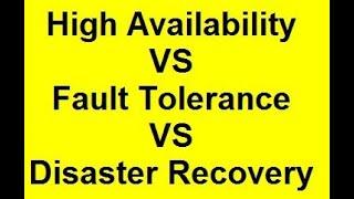 Disaster Recovery vs High Availability vs Fault Tolerance Azure | Azure Tutorial