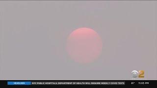 Smoke From West Coast Fires Cause Hazy Skies In New York, New Jersey
