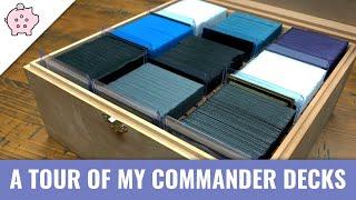 A Quick Tour of My Personal Commander Decks | EDH | Collection | Magic the Gathering | Commander