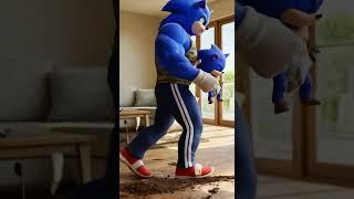 Sonic's EPIC FAIL: Floods the Entire House!    #sonic #funnyshorts