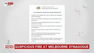 PM Albanese condemns attack on Melbourne synagogue