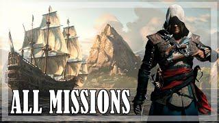 Assassin's Creed 4 Black Flag - All Missions | Full game 100% Sync