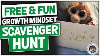 Yes I Can! Growth Mindset Kids Scavenger Hunt