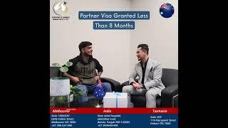 Partner visa for Australia - Client review