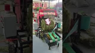 Animal feed silage fodder/grass baler machine