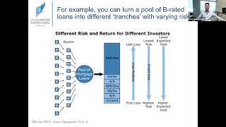 Seminar in Finance: MBS, REIT and SPAC