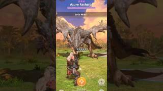 MHN: Chapter 10 Urgent Quest 8 Star Azure Rathalos!!! #capcomgames #mhnow #monsterhunternow