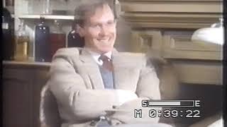 Peter Davison  short interview 1983   on set of all creatures special