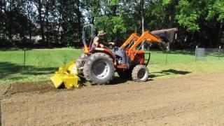 AGCO ST41A Tractor with RotoTiller