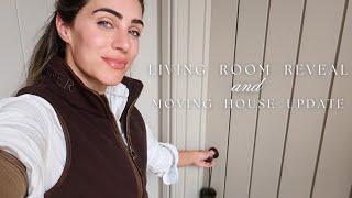 GREEN LIVING ROOM REVEAL & MOVING HOUSE UPDATE  | Lydia Elise Millen