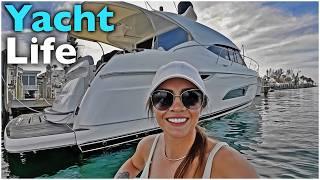 Visiting VENICE Florida's FAMOUS Crow's Nest Marina on our 60ft Yacht!