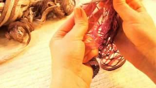 Французский шарфик Вязание из тесьмы крючком. Lace crochet tutorial for beginners