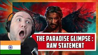  The Paradise Glimpse : RAW STATEMENT - Telugu | Nani | Srikanth Odela | Anirudh | Producer Reacts